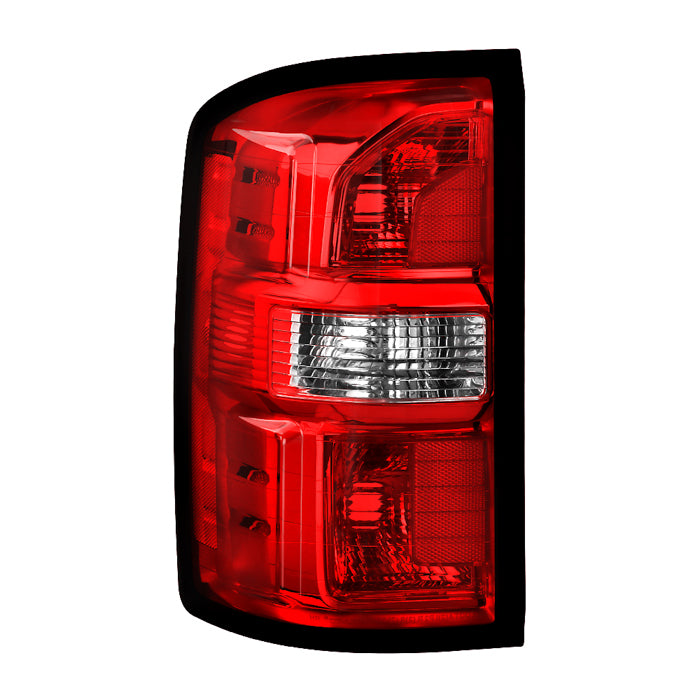 ( POE ) GMC Sierra 14-18 (Not Fit Denali) Halogen Red/Clear (non Harness) Tail Light - OE Left