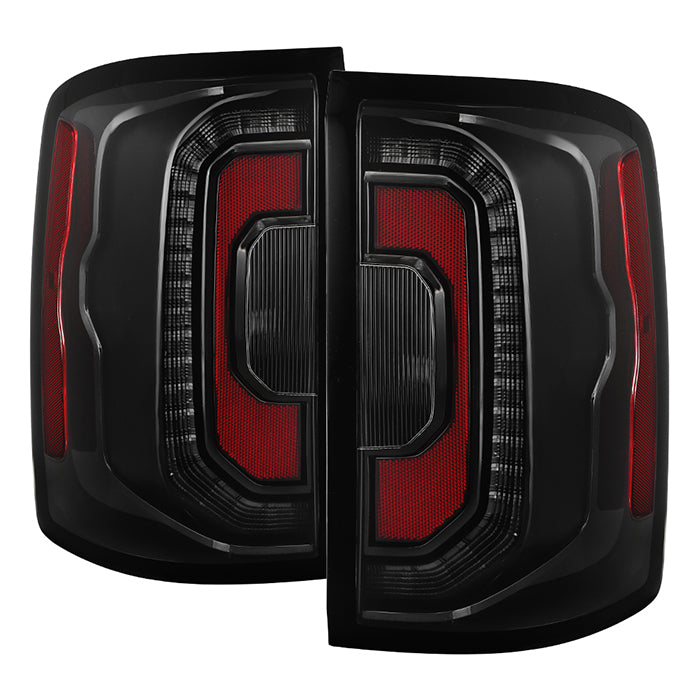 ( xTune ) GMC Sierra 1500 14-18 OE+ (Fit Halogen  Upgrade to DENALI style) LED Tail Light - Black