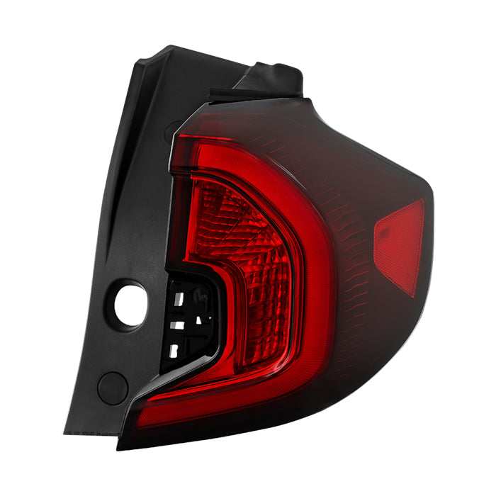 ( POE ) GMC Terrain 22-25 SLE / SLT / AT4 (Not Fit Denali) Full LED Black Trim Red Lens Tail Light - OE Left