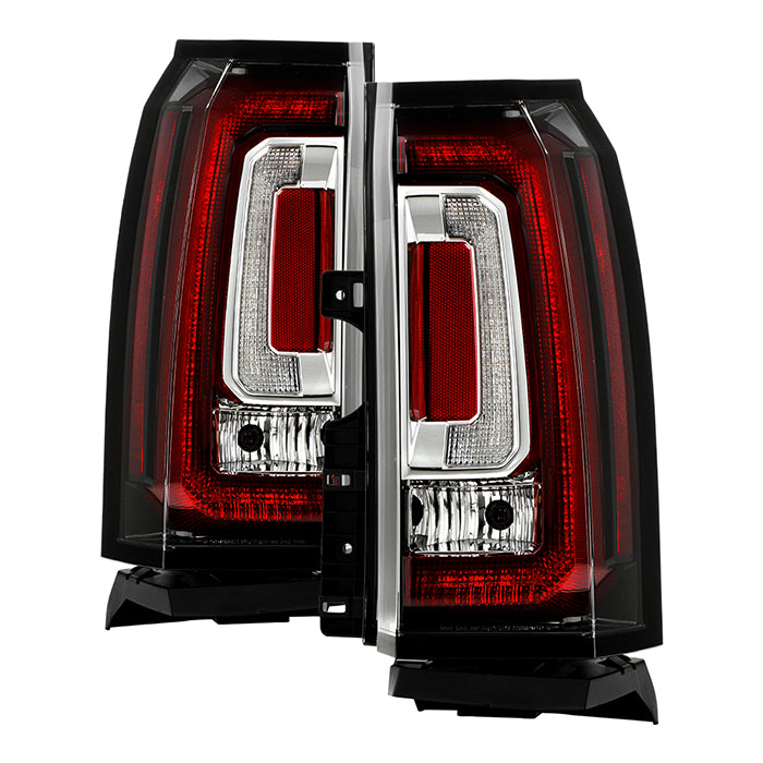 ( xTune ) Chevy Tahoe 15-20 (Upgrade to GMC Yukon Look) LED Tail Lights - Black
