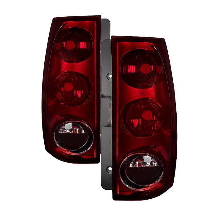 ( Akkon ) GMC Yukon XL 1500/2500 2007-2012 OEM Style Tail Lights - Red Smoked