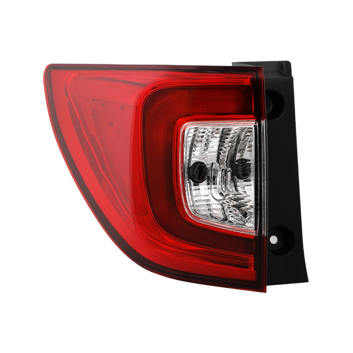 ( OE ) Honda Pilot 19-22 (Fit LX  EX  EX-L  Elite  SE  Touring) Red/Clear Driver Side Tail Light - OE Left