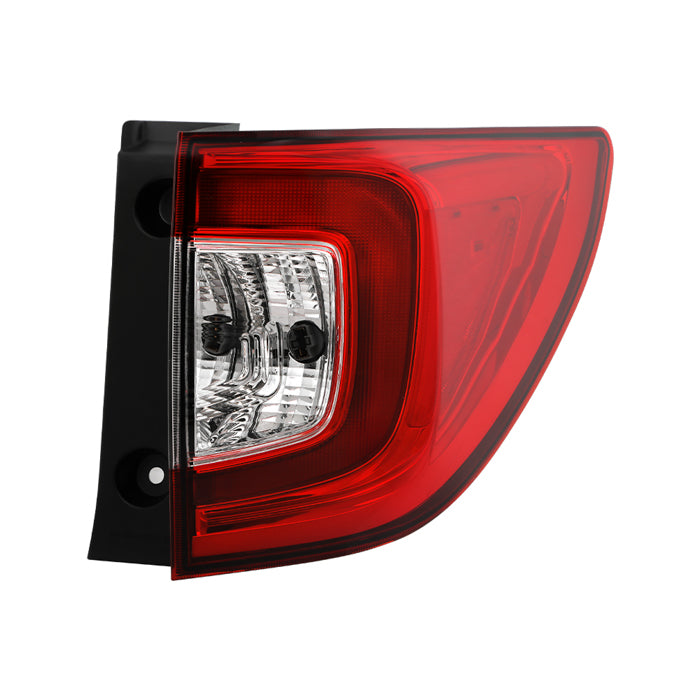 ( OE ) Honda Pilot 19-22 (Fit LX  EX  EX-L  Elite  SE  Touring) Red/Clear Passenger Side Tail Light - OE Right