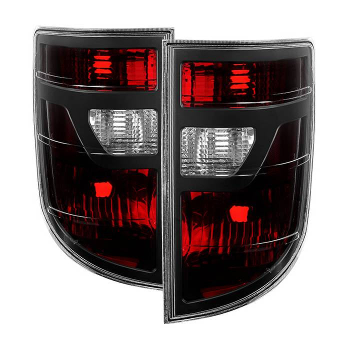 ( Akkon ) Honda Ridgeline Pickup 06-08 OEM Style Tail Lights - Red Smoked