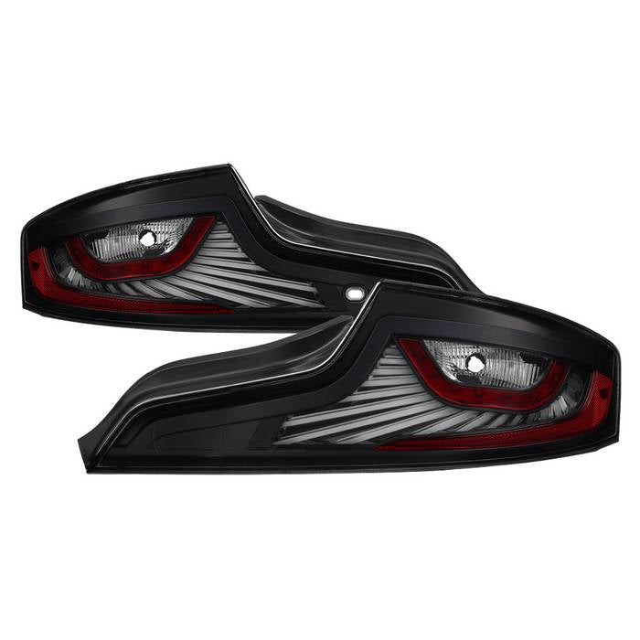 ( Akkon ) Infiniti G35 Coupe 2006-2007 LED Light Tube Style Tail Lights - Black