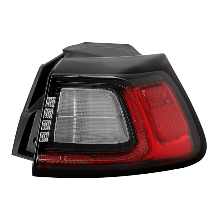 ( POE ) Jeep Cherokee 19-24 Clear Lens Red Housing LED Tail Light - OE Outer Right