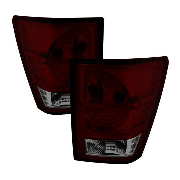 ( Akkon ) Jeep Grand Cherokee 07-10 OEM Style Tail Lights -Red Smoked