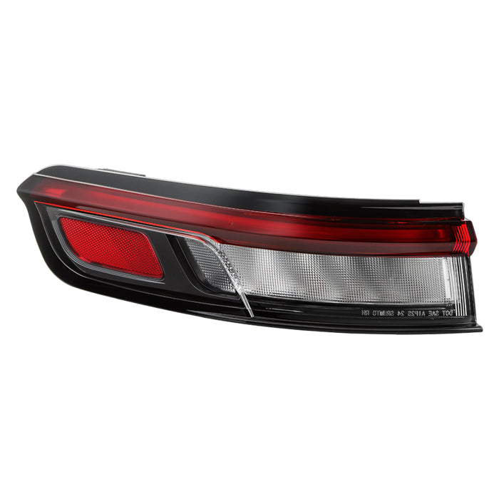 ( POE ) Jeep Grand Cherokee 22-25 Red/Clear LED Tail Light - OE Outer Left