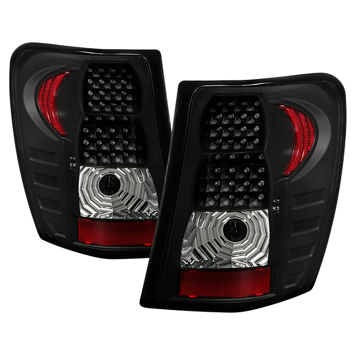 ( xTune ) Jeep Grand Cherokee 99-04 LED Tail Lights - Black