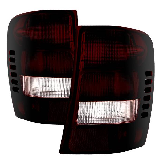 ( Akkon ) Jeep Grand Cherokee 1999-2002 / Grand Cherokee 2003 (Built Before 11/02 Production Date) OEM Style Tail Lights - Red Smoked
