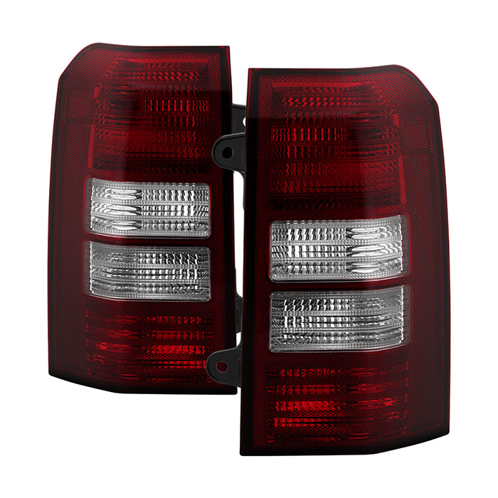 ( Akkon ) Jeep Patriot  08-13 OEM Tail Lights - Signal-3157(Included) ; Reverse-W16W(Included) - Red Smoked
