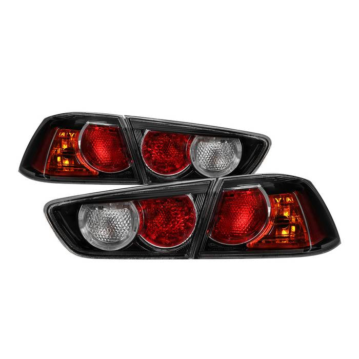 ( xTune ) Mitsubishi Lancer 08-15 OE Style Tail Lights - Black