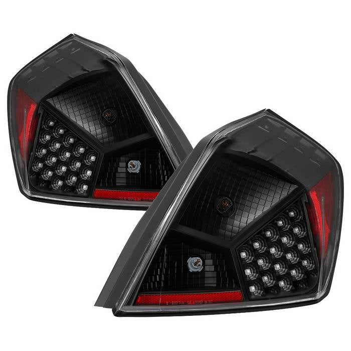 ( xTune ) Nissan Altima 07-12 Sedan LED Tail Lights - Black