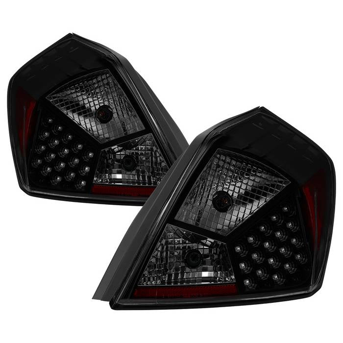 ( xTune ) Nissan Altima 07-12 Sedan LED Tail Lights - Black Smoked