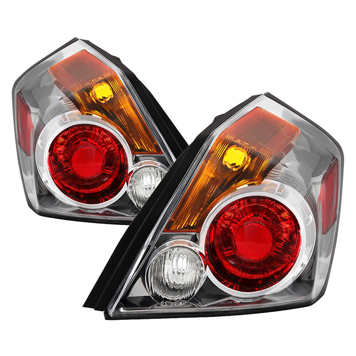 ( xTune ) Nissan Altima Sedan & Hybrid 2007-2012 OE Style Tail Lights - Signal-3156(Not Included) ; Reverse-921(Not Included) - OE Chrome