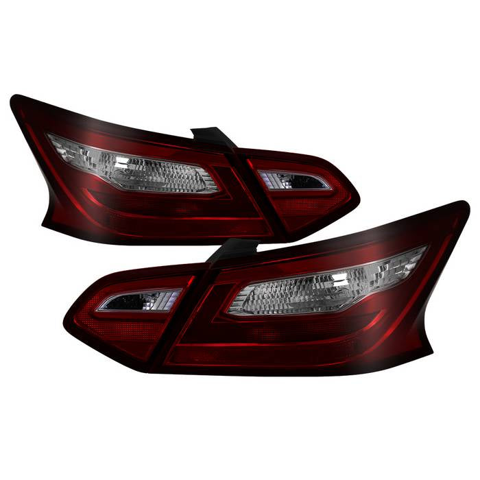 ( OE ) Nissan Altima 16-18 4Dr OE Tail Light - Red Smoke