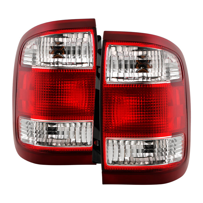 ( OE ) Nissan Pathfinder 99-04 (Also Fit 96-98) Red Clear w/Harness Tail Light - OE SET