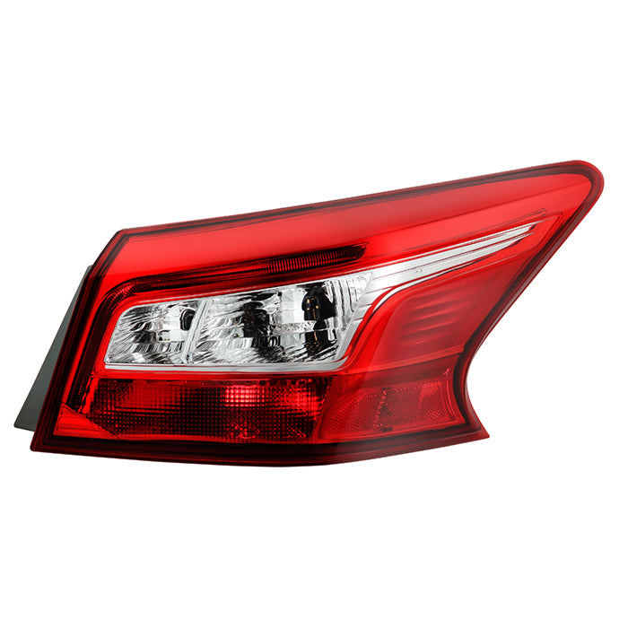 ( OE ) Nissan Sentra 16-18 Passenger Side Tail Lights - Signal-7440A(Included) ; Reverse-7443(Included) ; Brake-921(Included) - OE Outer Right