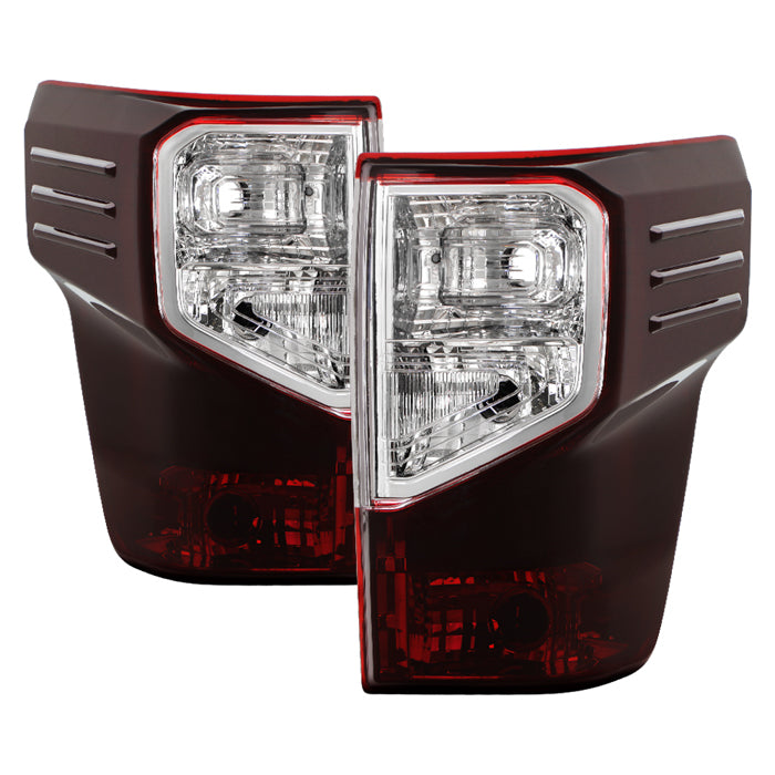 ( OE ) Nissan Titan 2016-2022 (does not fit factory LED lights) OEM Style Tail Lights - Signal-3157(Not Included) ; Parking-3156(Not Included) ; Reverse-3157(Not Included) -Red Smoked