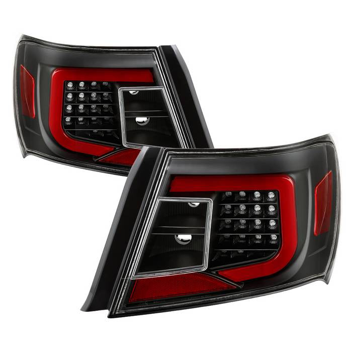 ( Akkon ) Subaru Impreza WRX 08-14 Light Bar LED Tail Lights - Signal-7440A(Not Included) ; Reverse-921(Not Included) - Black