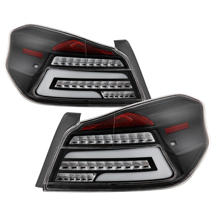 ( Akkon ) Subaru Impreza WRX and WRX STi 15-19 Light Bar LED Tail Lights -Signal: LED - Black
