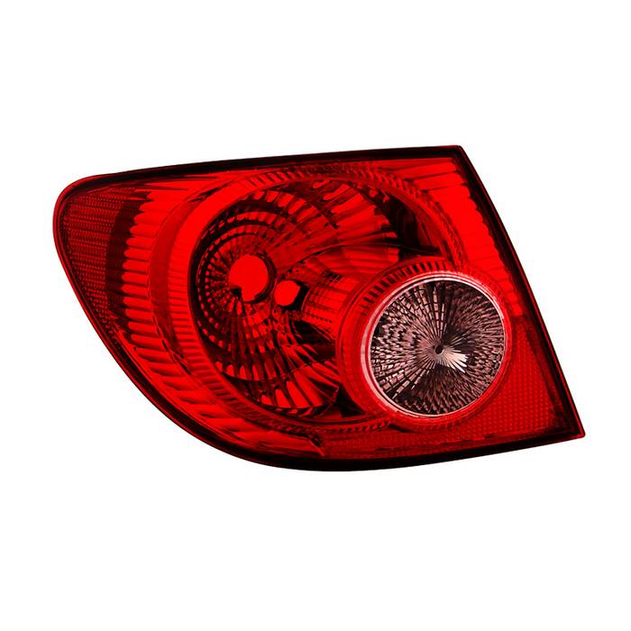 ( OE ) Toyota Corolla 04-08 ( 2004 only fit Built After 5/04 Production Date ) Driver Side Outer Tail Lights  -OEM Left