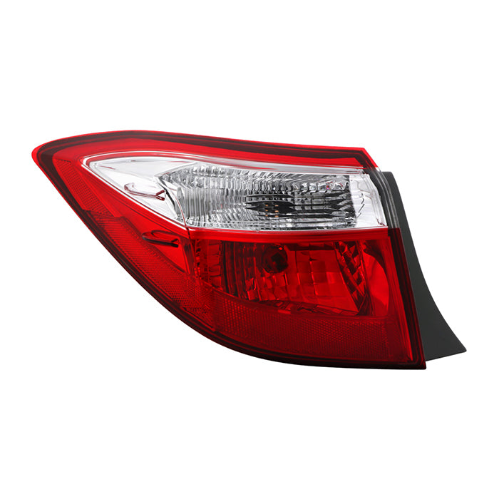 ( OE ) Toyota Corolla 14-16 4D Sedan Red Clear Tail Light - Signal-7440A(Included) ; Brake-7443(Included) ; Parking-7443(Included) - OE Left