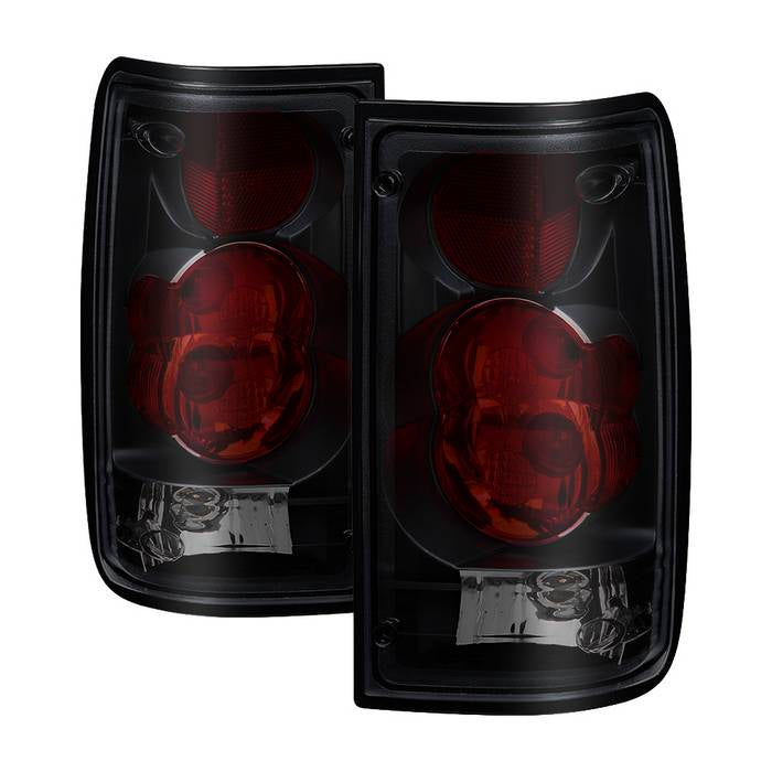 ( Akkon ) Toyota Pickup 89-95 Euro Style Tail Lights - Black Smoked