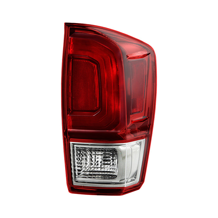( OE ) Toyota Tacoma 16-17 Smoke Housing / Red Clear Lens Tail light - Signal-7444(Included) ; Reverse-921(Included) ; Brake-7222(Included) - OE Right