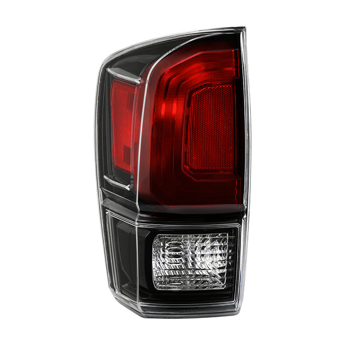 ( OE ) Toyota Tacoma TRD PRO 17-18 Black Housing / Clear Lens Tail light - Left [TO2800201] Signal-7443(Included) ; Reverse-921(Included) ; Brake-7443(Included) ; Parking-7443(Included) - OE Left