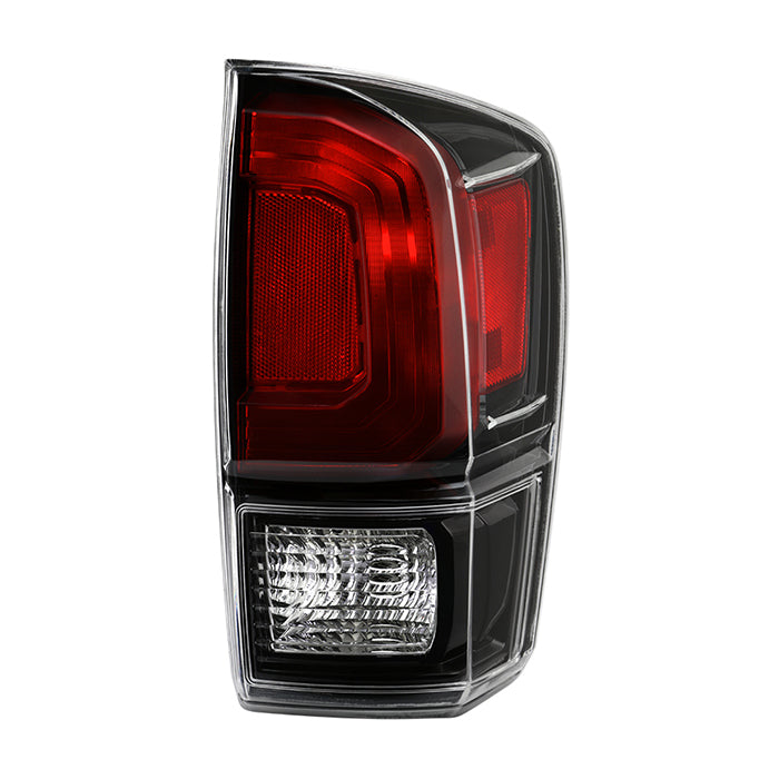 ( OE ) Toyota Tacoma TRD PRO 17-18 Black Housing / Clear Lens Tail light - Right [TO2801201] Signal-7443(Included) ; Reverse-921(Included) ; Brake-7443(Included) ; Parking-7443(Included) - OE Right