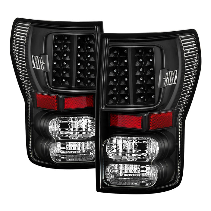 ( xTune ) Toyota Tundra 07-13 LED Tail lights - Signal-3157A(Not Included) ; Reverse-921(Not Included) - Black