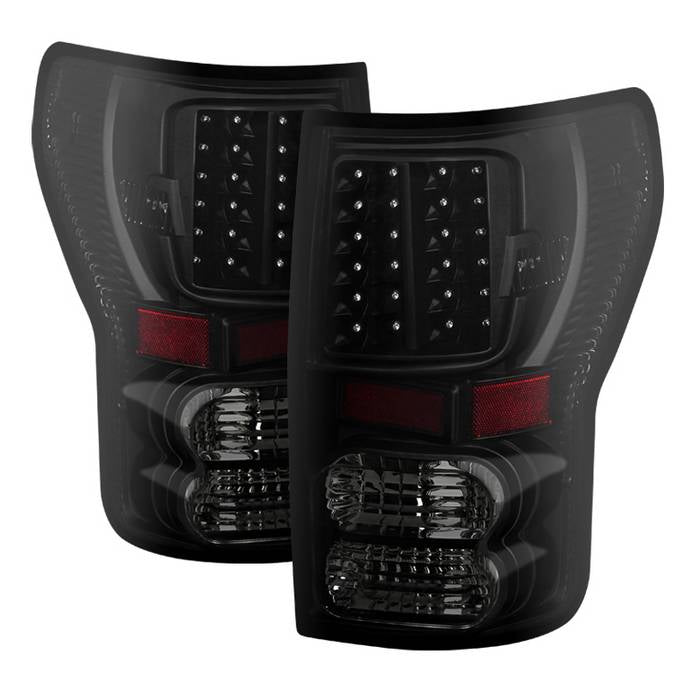 ( xTune ) Toyota Tundra 07-13 LED Tail lights - Black Smoke