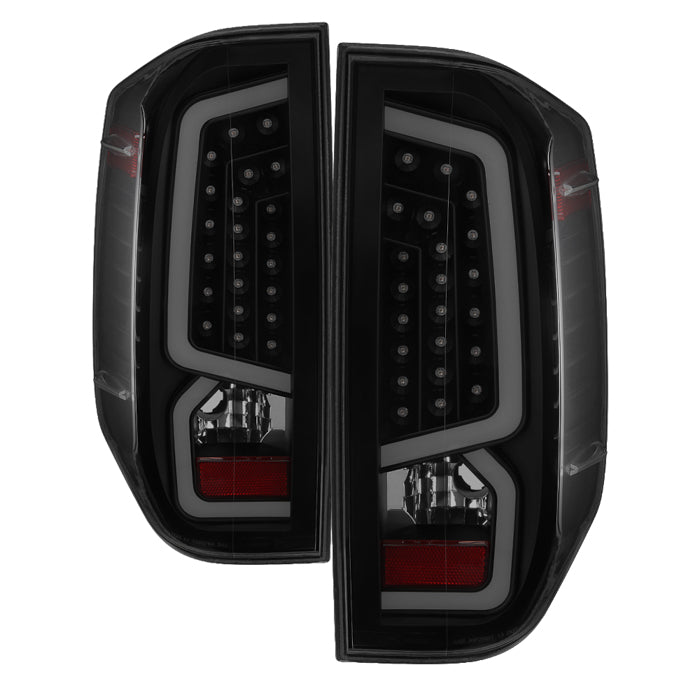 ( Akkon ) Toyota Tundra 2014-2019 Light Bar LED Tail Lights - Reverse-7440(Included) - Black Smoked