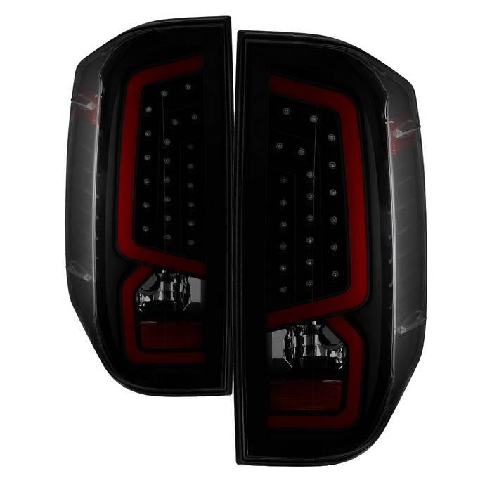 ( Akkon ) Toyota Tundra 2014-2019 Light Bar LED Tail Lights - Reverse-7440(Included) - Black Smoked