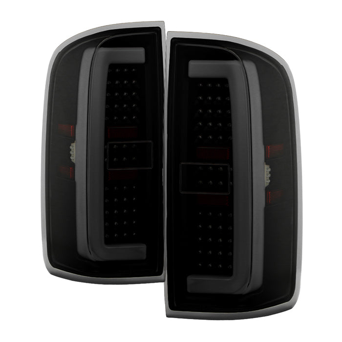 ( xTune ) Chevy Colorado 2015-2022 / GMC Canyon 2015-2019 LED Light Bar Tail Lights - Black Smoked