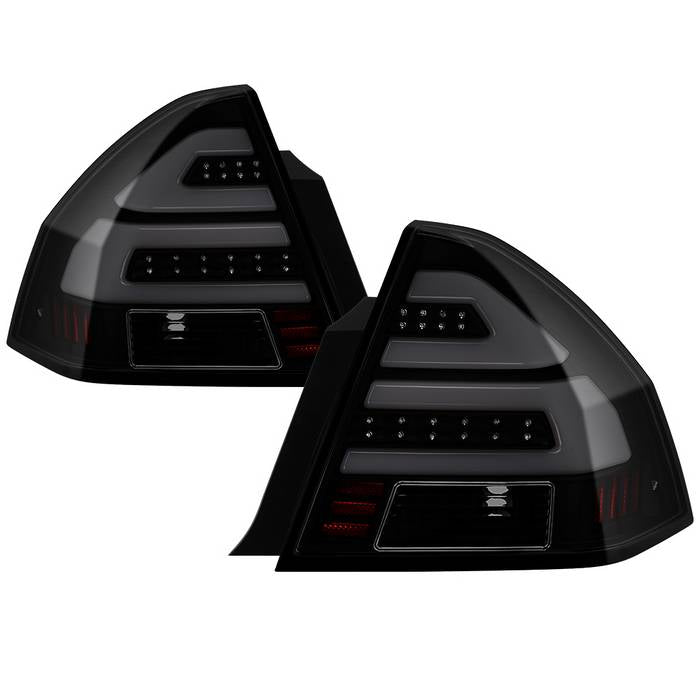 ( xTune ) Chevy Impala 06-13 / Impala Limited 14-16 LED Tail Lights - Black Smoke