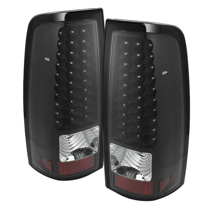 ( xTune ) Chevy Silverado 1500/25003500 03-06 and 2007 Silverado Classic ( Does Not Fit Stepside )  LED Tail Lights - Black