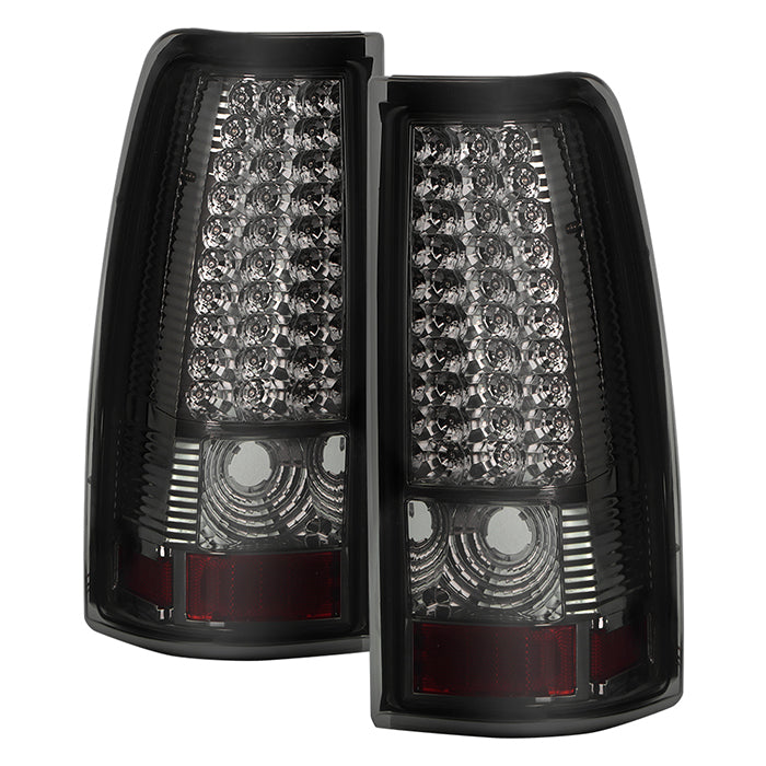 ( xTune ) Chevy Silverado 1500/25003500 03-06 and 2007 Silverado Classic ( Does Not Fit Stepside )  LED Tail Lights - Smoke