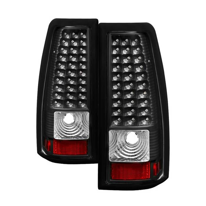 ( xTune ) Chevy Silverado 1500/2500/3500 99-02 / GMC Sierra 1500/2500/3500 99-06 and 2007 Sierra Classic  LED Tail Lights - Black