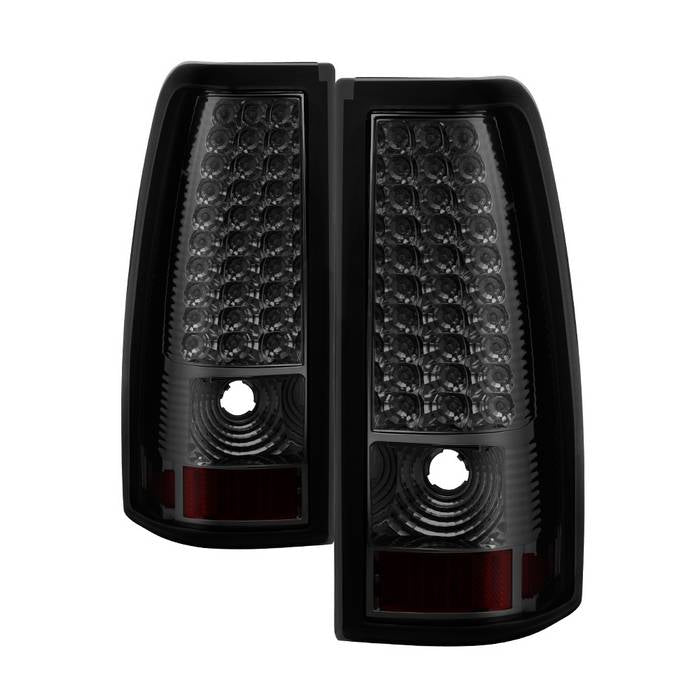 ( xTune ) Chevy Silverado 1500/2500/3500 99-02 / GMC Sierra 1500/2500/3500 99-06 and 2007 Sierra Classic  LED Tail Lights - Smoke