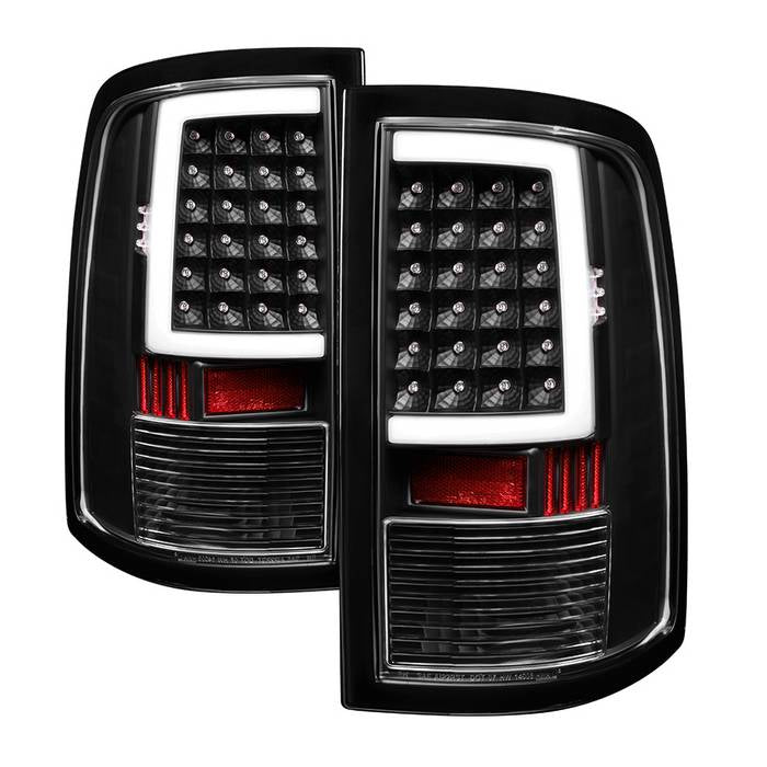 ( xTune ) Dodge Ram 1500 09-18 / Ram 2500/3500 10-19 Light Bar LED Tail Lights - Incandescent Model only ( Not Compatible With LED Model ) - Reverse-T20(Not Included) - Black
