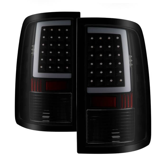 ( xTune ) Dodge Ram 1500 13-18 / Ram 2500/3500 13-18 LED Tail Lights - LED Model only ( Not Compatible With Incandescent Model ) - Black Smoke
