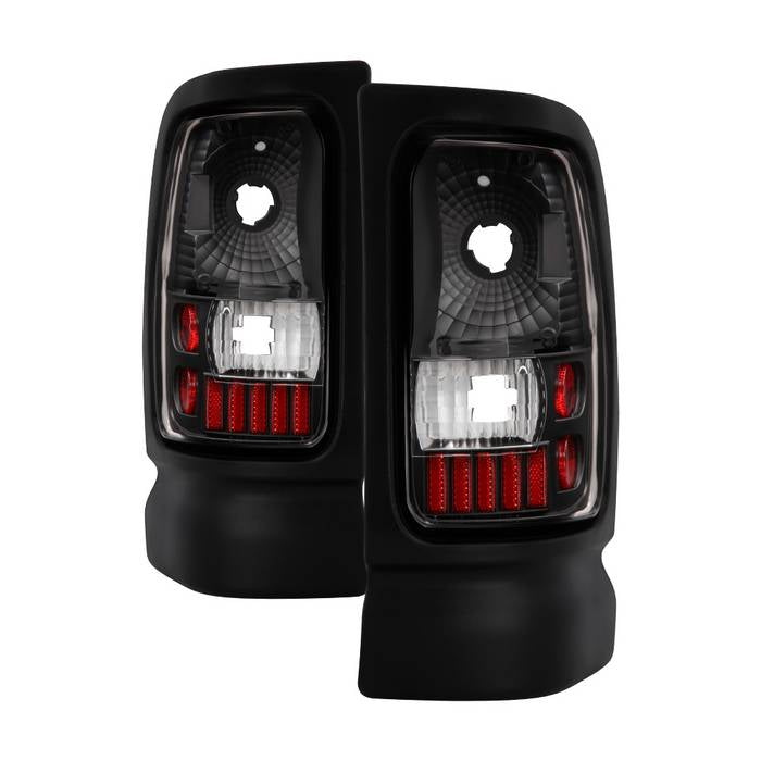 ( xTune ) Dodge Ram 1500/2500/3500 94-01 Euro Style Tail Lights - Black