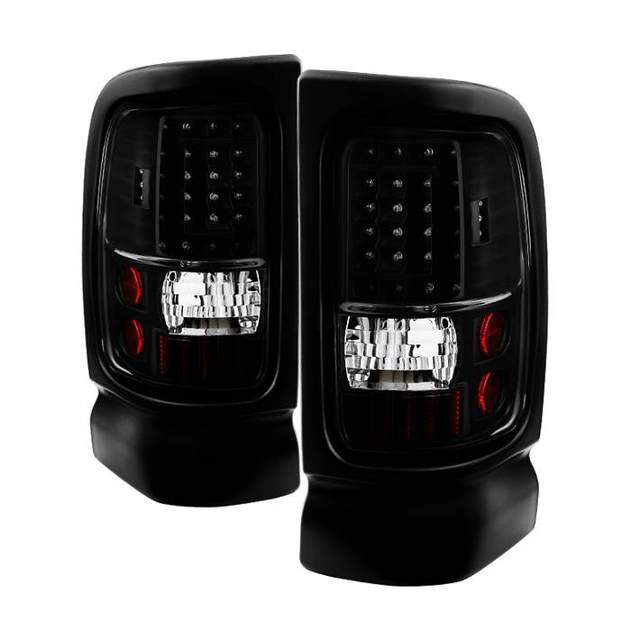 ( xTune ) Dodge Ram 1500 94-01 / Ram 2500/3500 94-02 - C-Shape LED Tail Lights - Black
