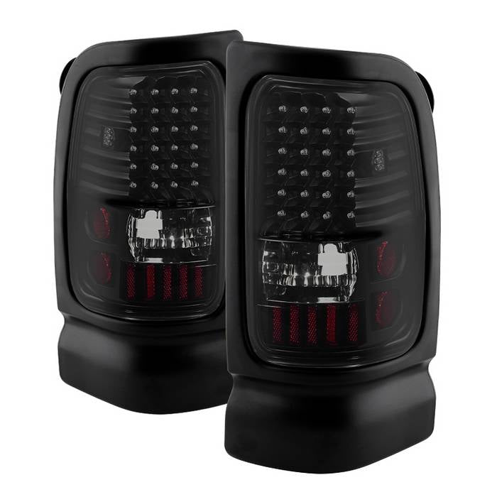 ( xTune ) Dodge Ram 1500 94-01 / Ram 2500/3500 94-02 LED Tail Lights - Black Smoke
