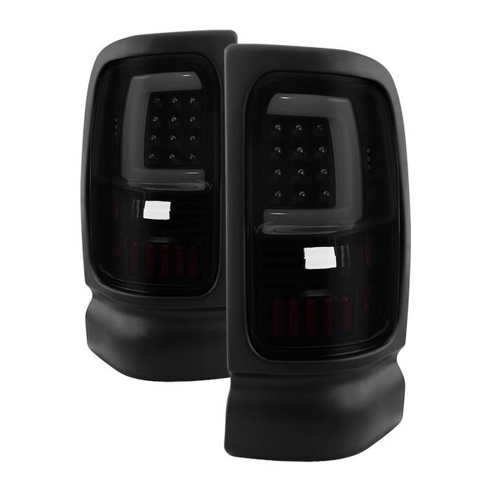 ( xTune ) Dodge Ram 1500 94-01 / Ram 2500/3500 94-02 Tail Lights - Light Bar LED - Black Smoke