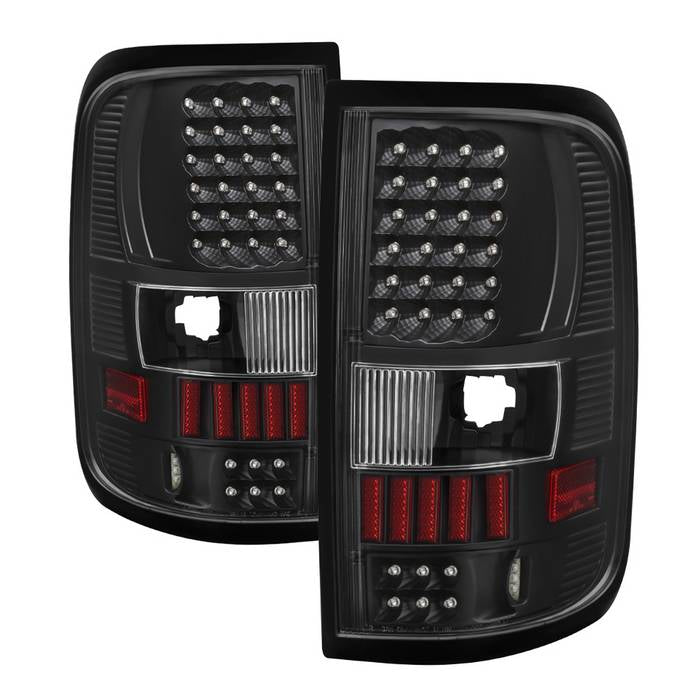 ( xTune ) Ford F150 Styleside 04-08 (Not Fit Heritage & SVT) LED Tail Lights - Black