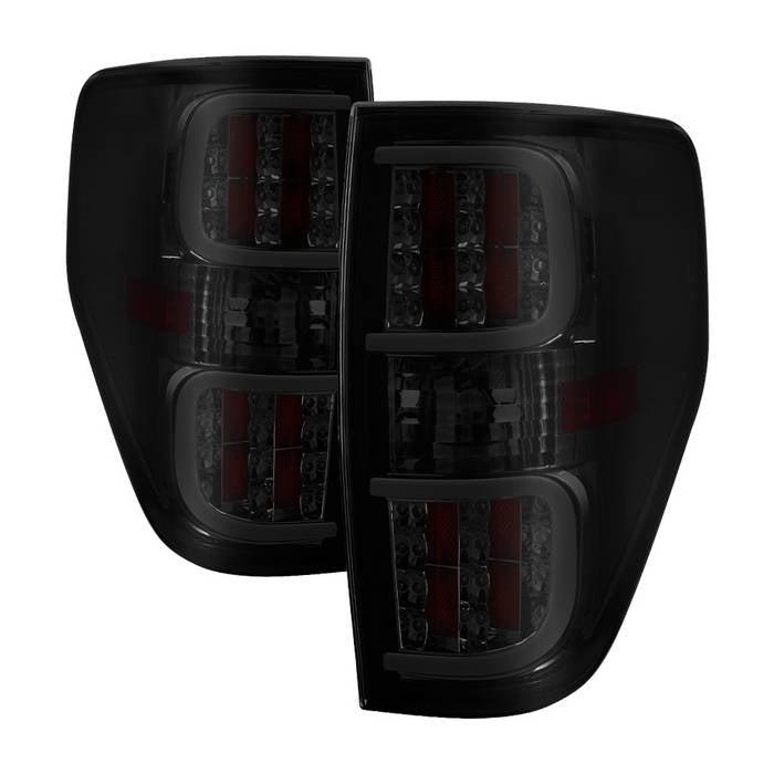 ( xTune ) Ford F150 09-14 LED Tail Lights - Smoke