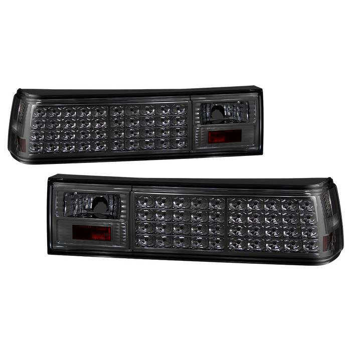 ( xTune ) Ford Mustang 87-93 LED Tail Lights - Smoke